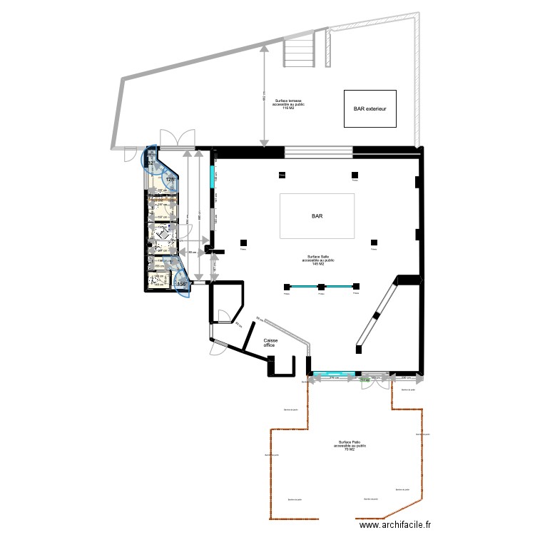 PLAN LA SUITE 257. Plan de 0 pièce et 0 m2
