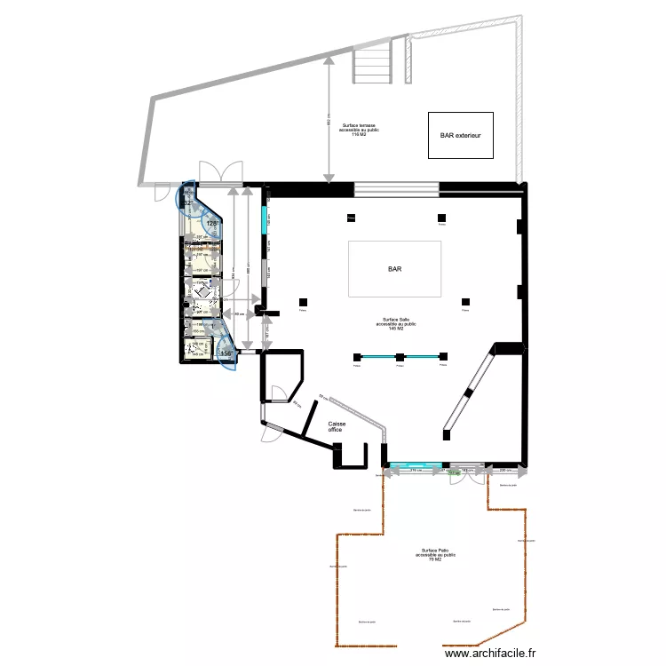 PLAN LA SUITE 257. Plan de 