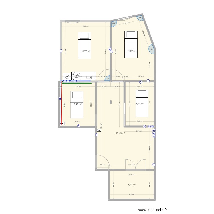 Plan Cornillon Carole SOUMILLE. Plan de 0 pièce et 0 m2