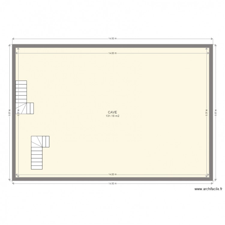 CAVE. Plan de 0 pièce et 0 m2