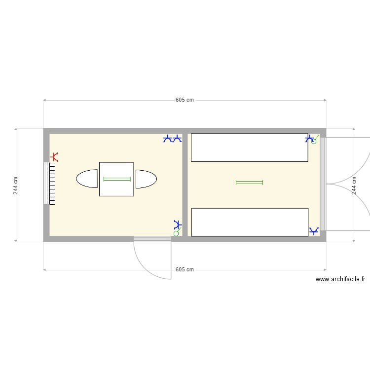 ZeeContainers 20 Voeten . Plan de 0 pièce et 0 m2