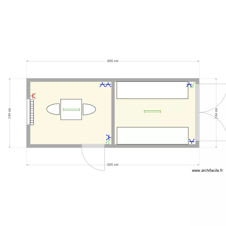 ZeeContainers 20 Voeten . Plan de 