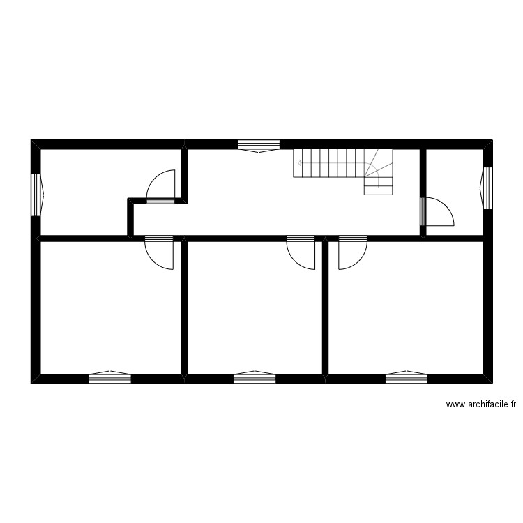 WIRSUM. Plan de 8 pièces et 169 m2