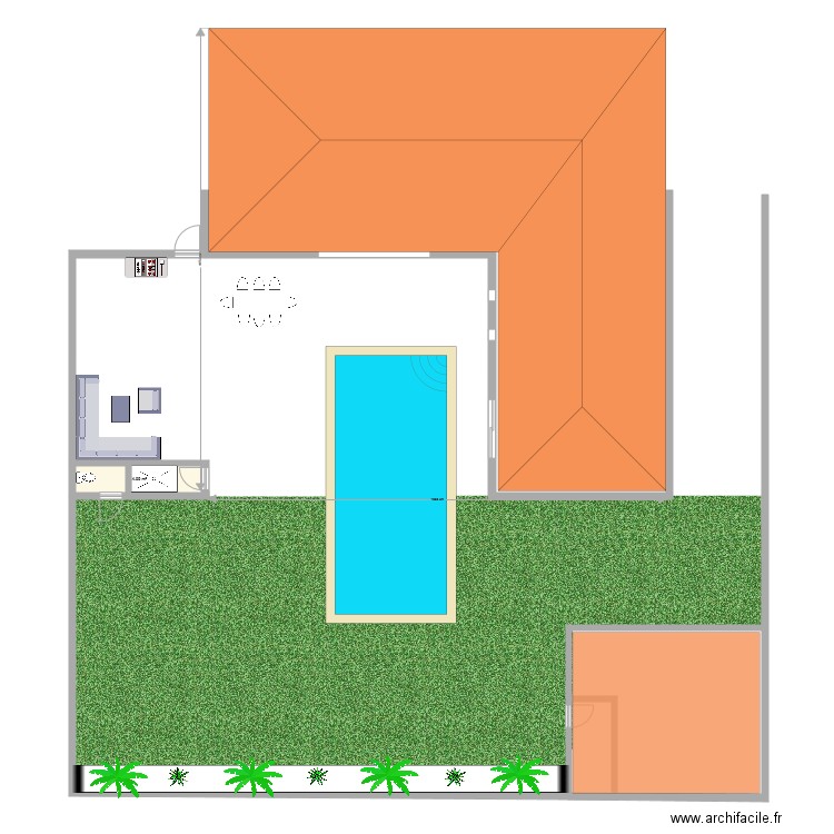 maison. Plan de 0 pièce et 0 m2