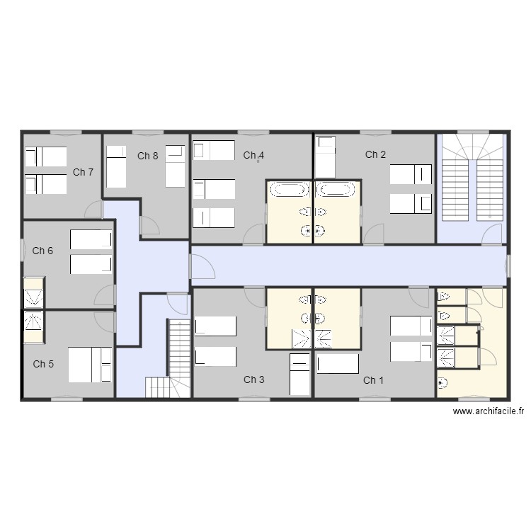 Gd Duc Etage 1 site. Plan de 0 pièce et 0 m2