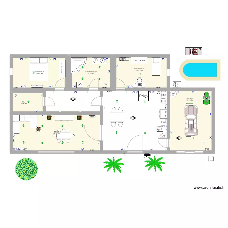 La baraque de Nicolas. Plan de 