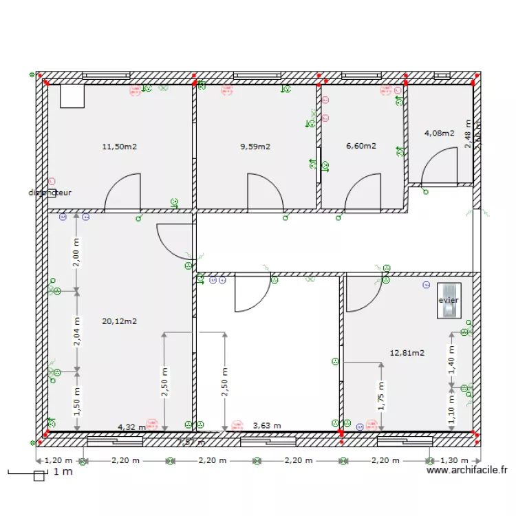 10 04 elect salles d eau et chambres 2014. Plan de 10 04 elect salles d eau et chambres 2014. Plan de