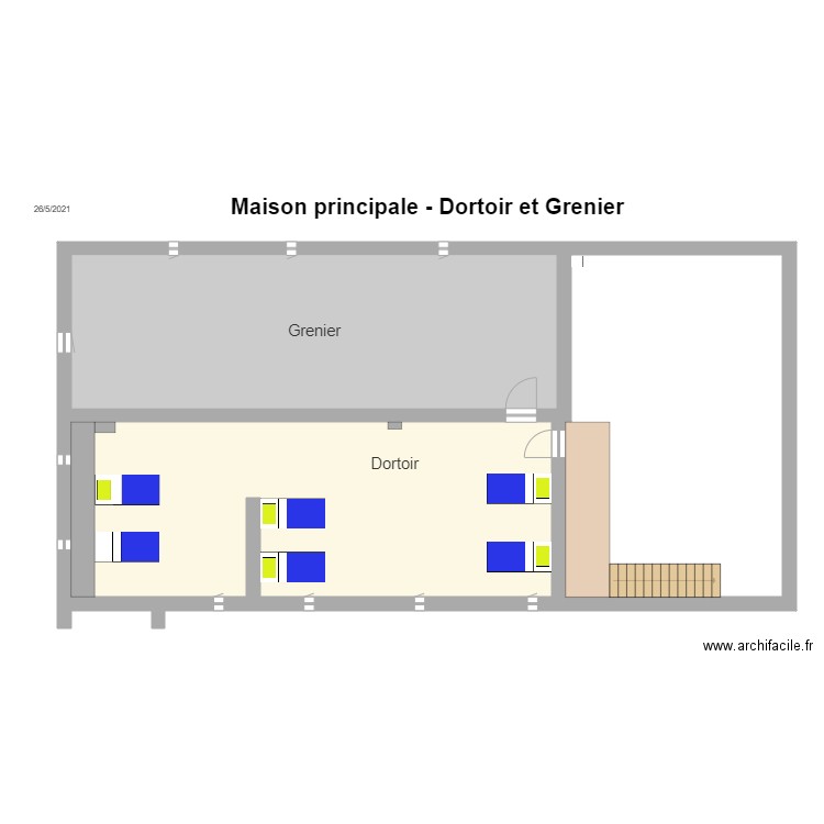 La plaine  Dortoir Grenier Installation. Plan de 0 pièce et 0 m2