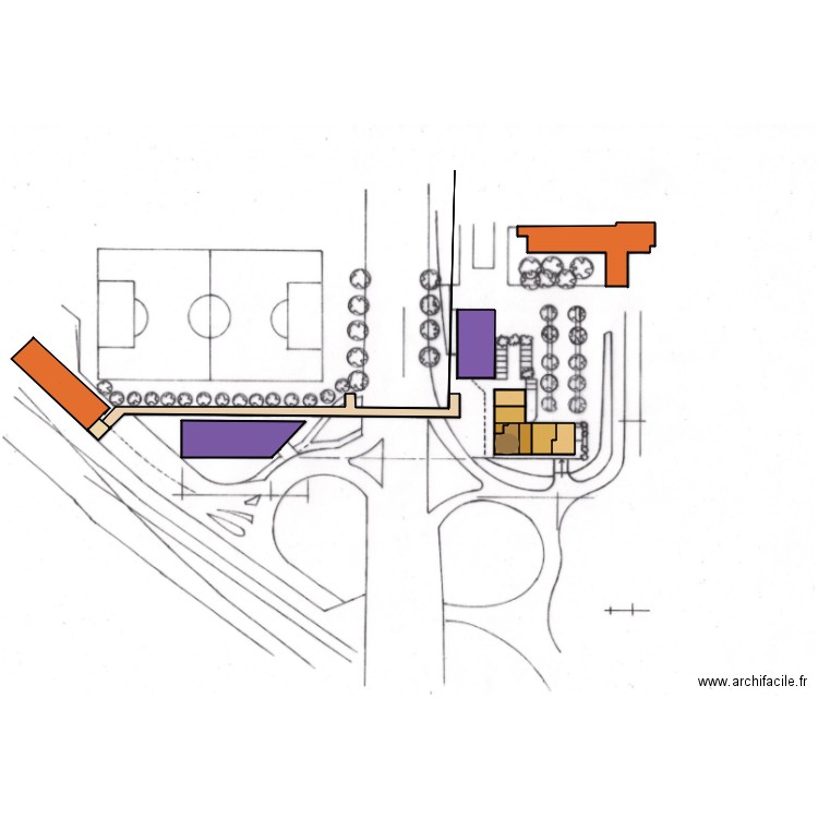 PLAN MASSE CP. Plan de 0 pièce et 0 m2