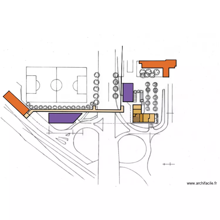 PLAN MASSE CP. Plan de 