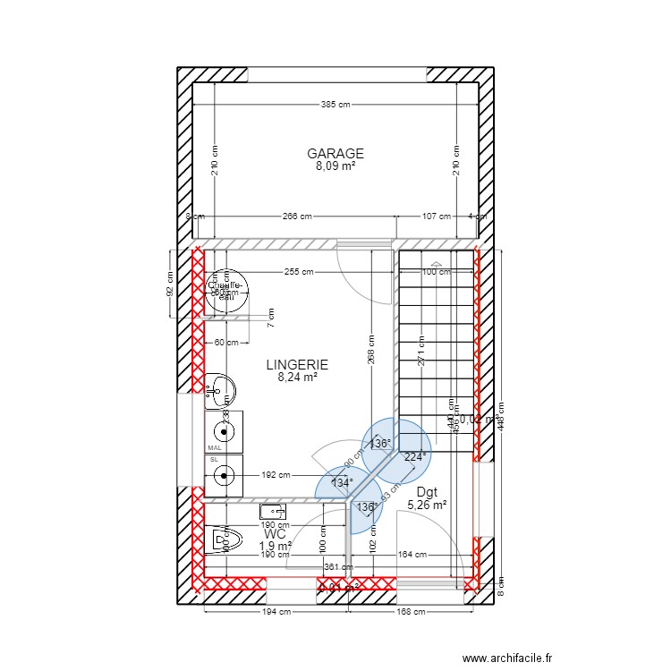 MAILLET. Plan de 0 pièce et 0 m2