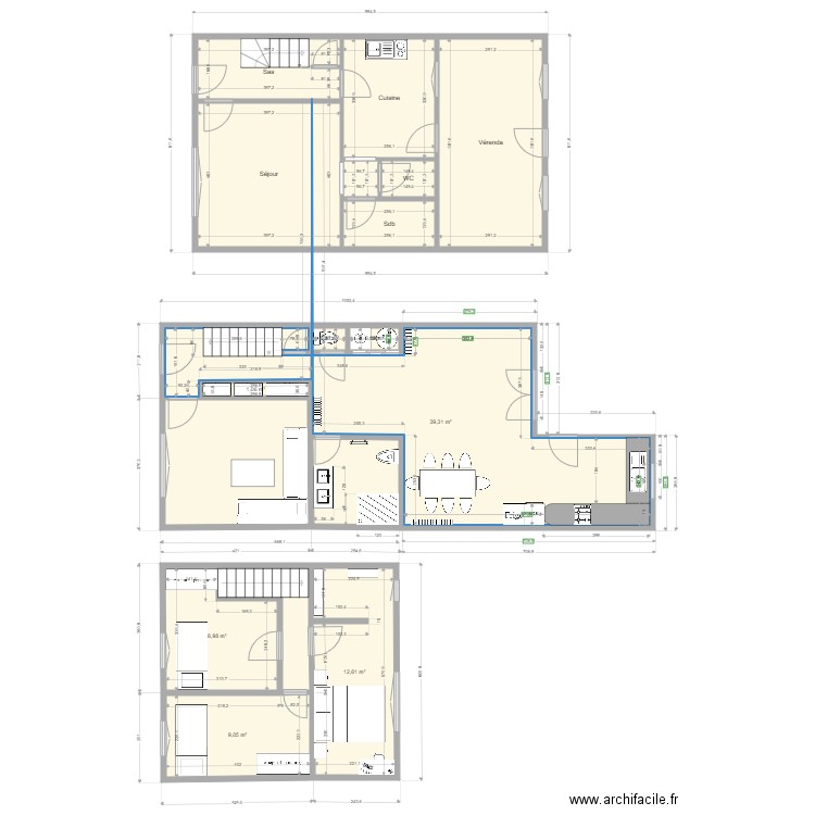 lomme. Plan de 0 pièce et 0 m2