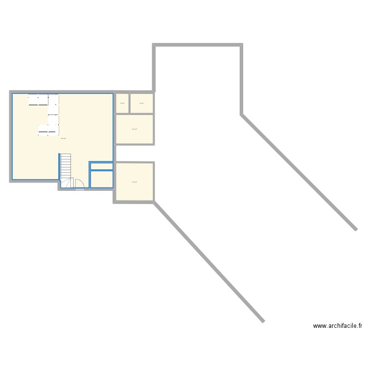 test. Plan de 5 pièces et 106 m2