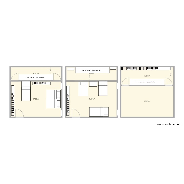 grenier kerliviou. Plan de 0 pièce et 0 m2