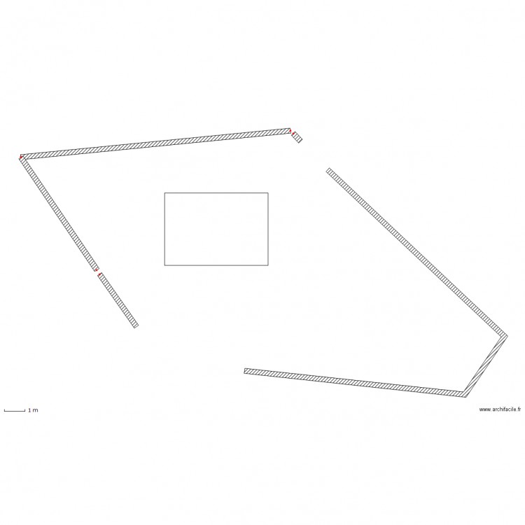 terrain clonas. Plan de 0 pièce et 0 m2