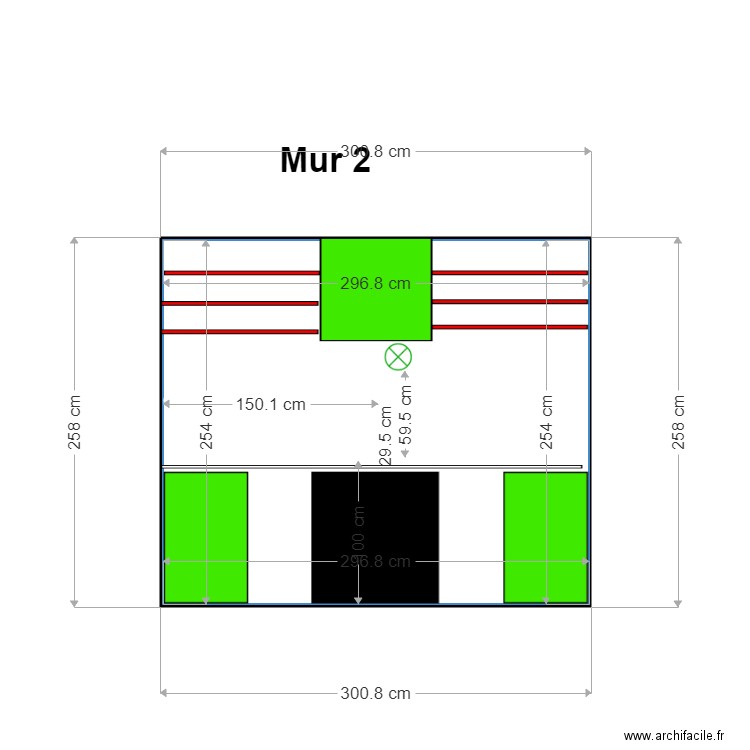 MUR CUIISINEdroite prise. Plan de 0 pièce et 0 m2