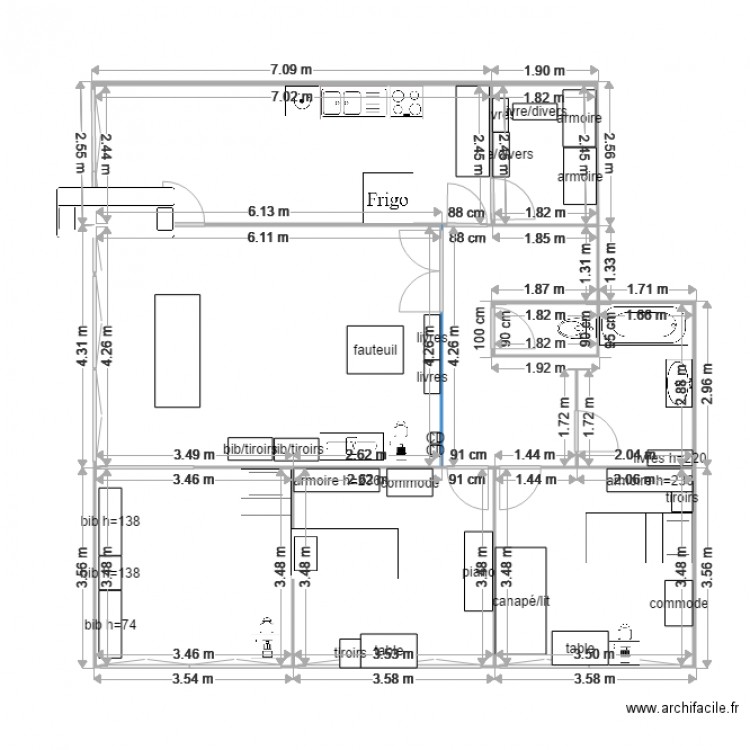 sami. Plan de 0 pièce et 0 m2
