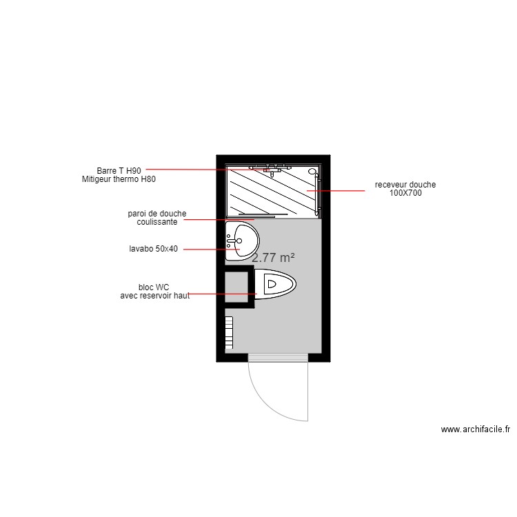 NOSSEIR. Plan de 0 pièce et 0 m2