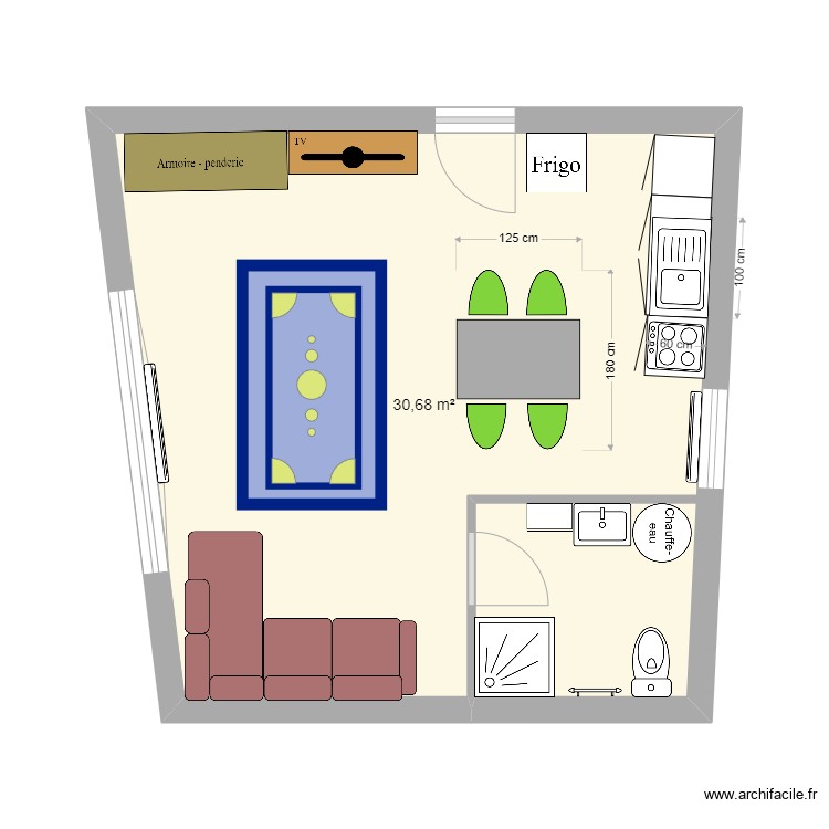 etage 1. Plan de 0 pièce et 0 m2