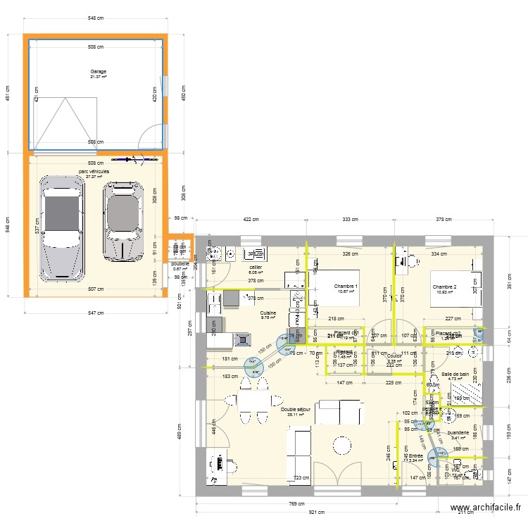 plan 6 M et J C indice a. Plan de 0 pièce et 0 m2