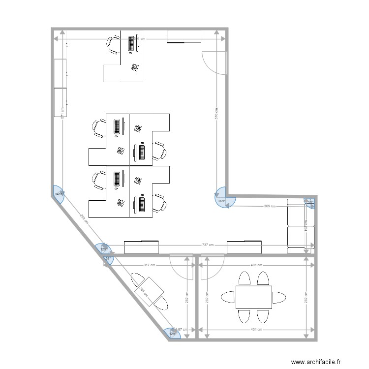 Octogone 5. Plan de 0 pièce et 0 m2