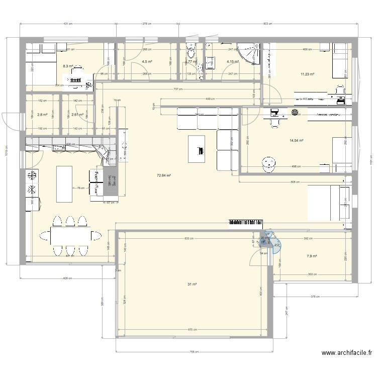 Marly0eric. Plan de 0 pièce et 0 m2