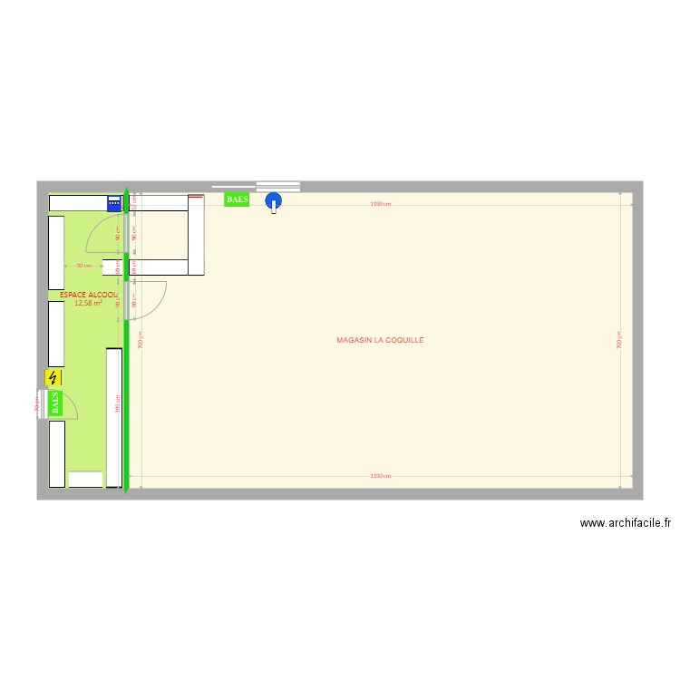 LA COQUILLE . Plan de 0 pièce et 0 m2