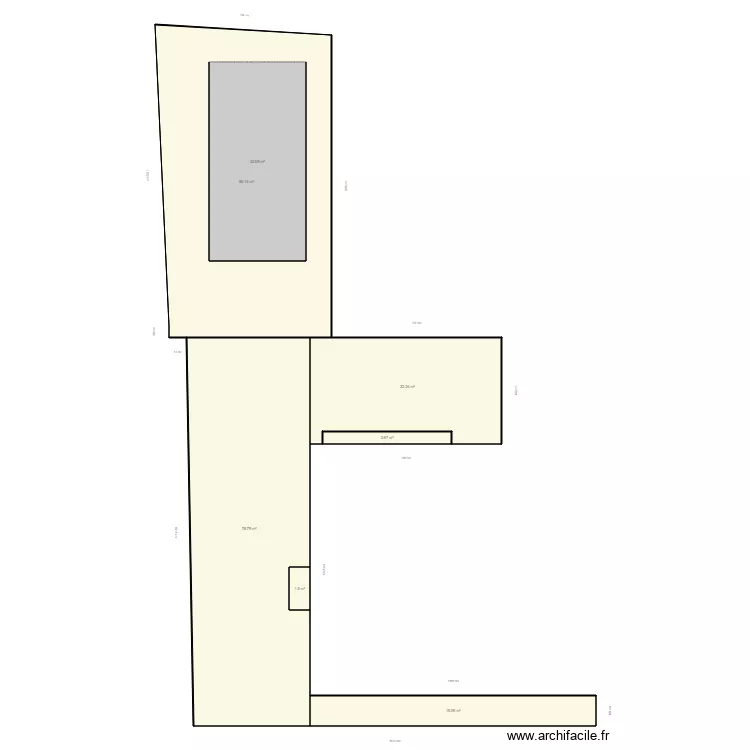 Bonafoce corbere les cabanes. Plan de Bonafoce corbere les cabanes. Plan de