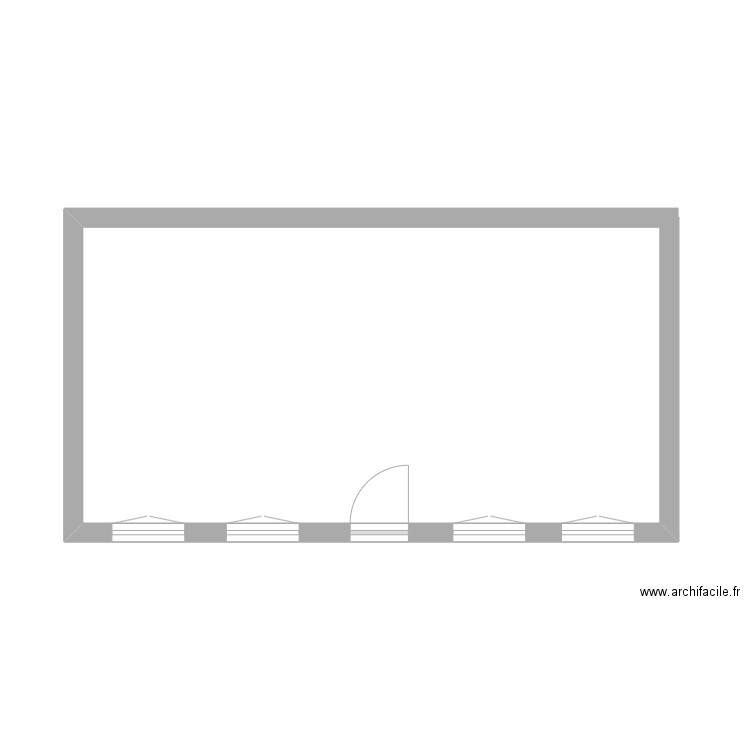 Façade Gaieté 2. Plan de 0 pièce et 0 m2