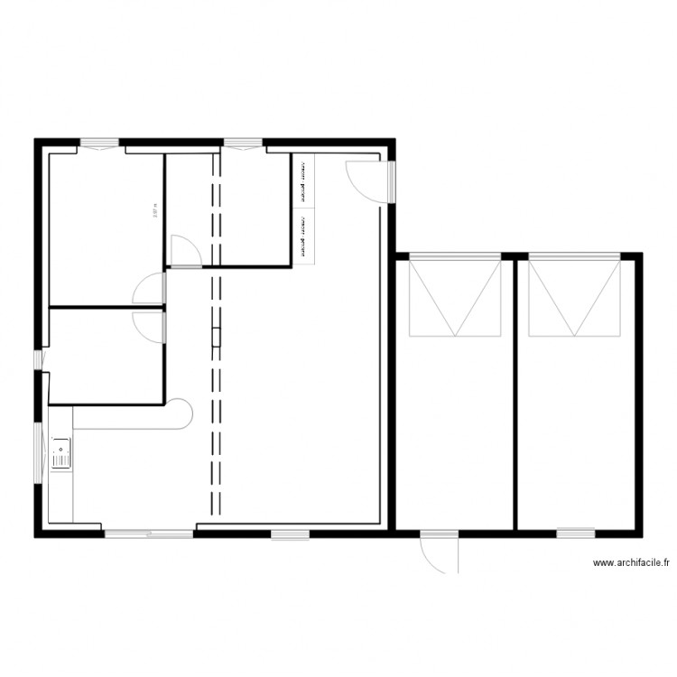 bas. Plan de 0 pièce et 0 m2