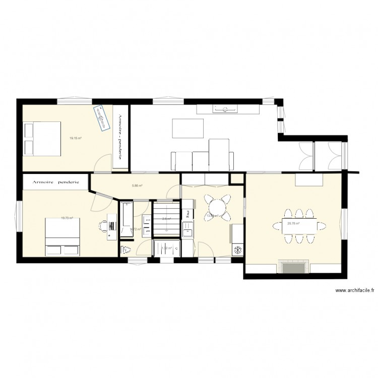 Villa Besano. Plan de 0 pièce et 0 m2