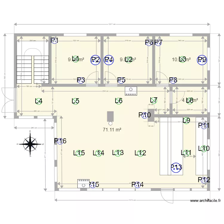 1st floor. Plan de 
