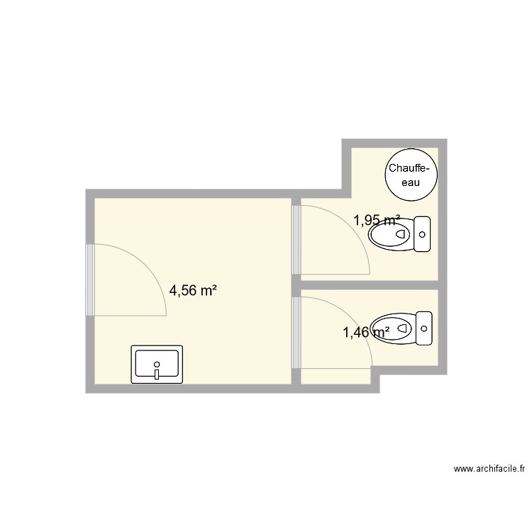 Plan HB WC PROJET. Plan de 0 pièce et 0 m2