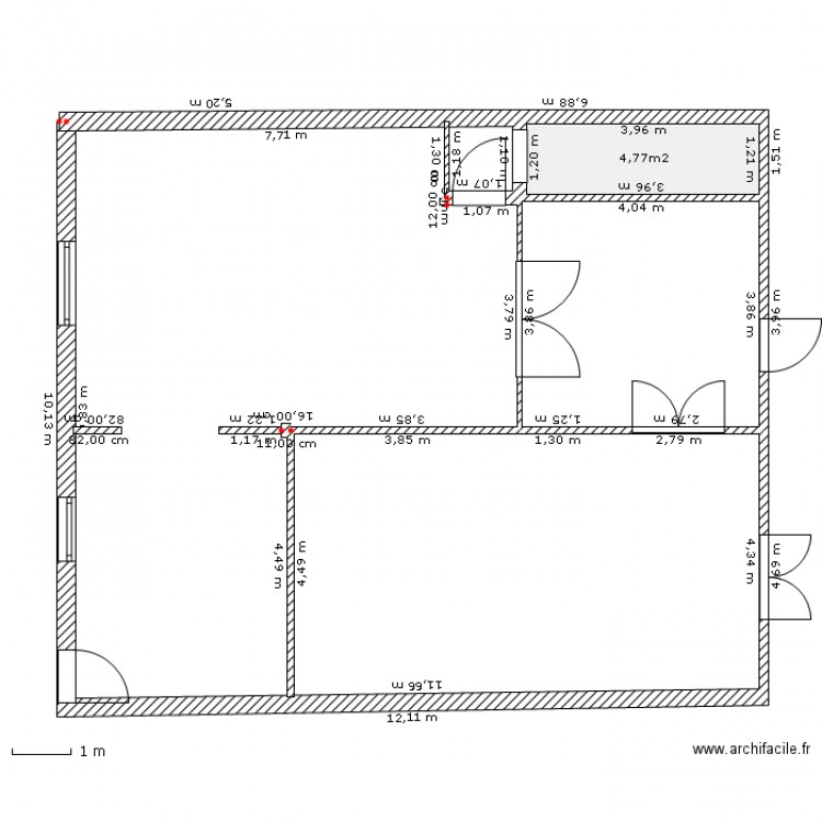 ZAHLOUKA. Plan de 0 pièce et 0 m2