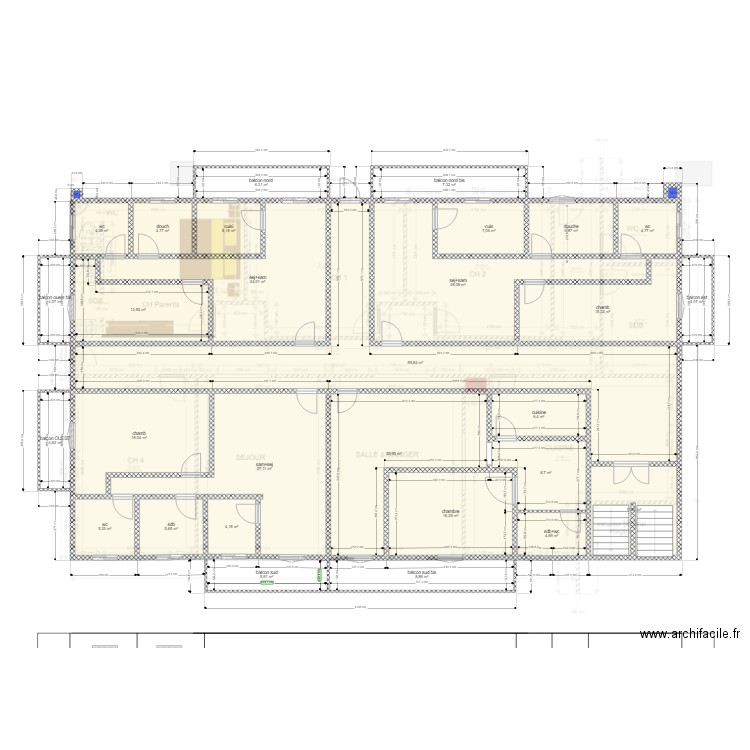 LK etage 1 proposition 14. Plan de 0 pièce et 0 m2