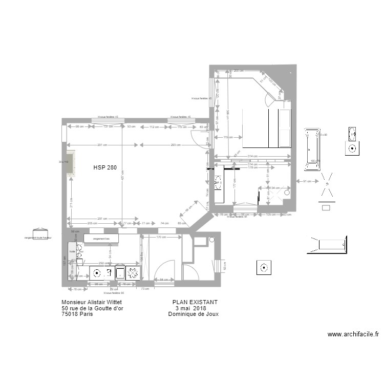 Projet sdb Alistair 30 mai2. Plan de 0 pièce et 0 m2