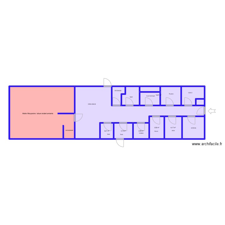 plan ma poste. Plan de 0 pièce et 0 m2