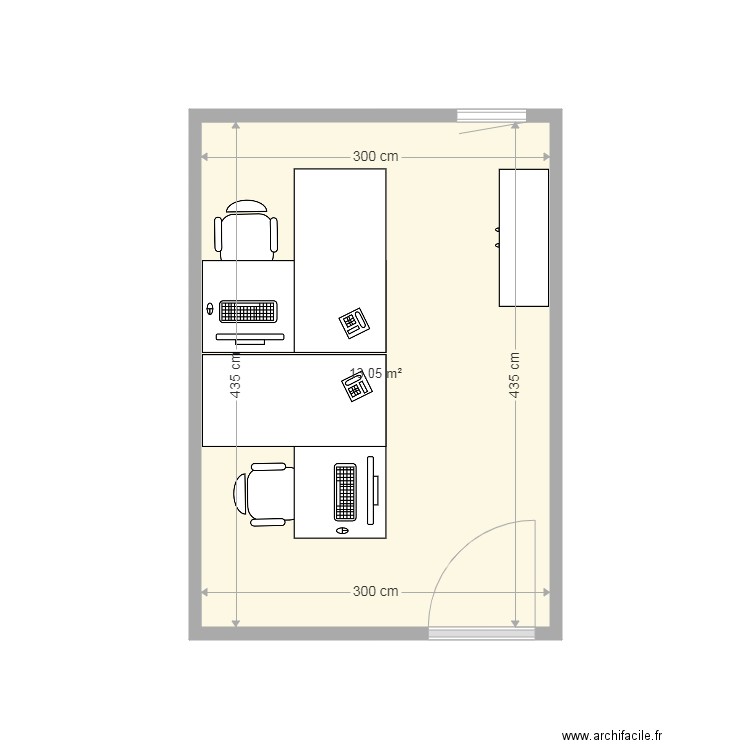 Bureau JacquesRomain après départ David. Plan de 0 pièce et 0 m2