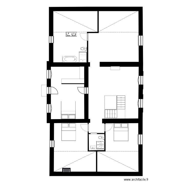 Casa del Parroco version 6 ETAGE. Plan de 0 pièce et 0 m2
