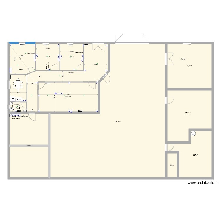 Bureau Haute borne 5 elec. Plan de 0 pièce et 0 m2