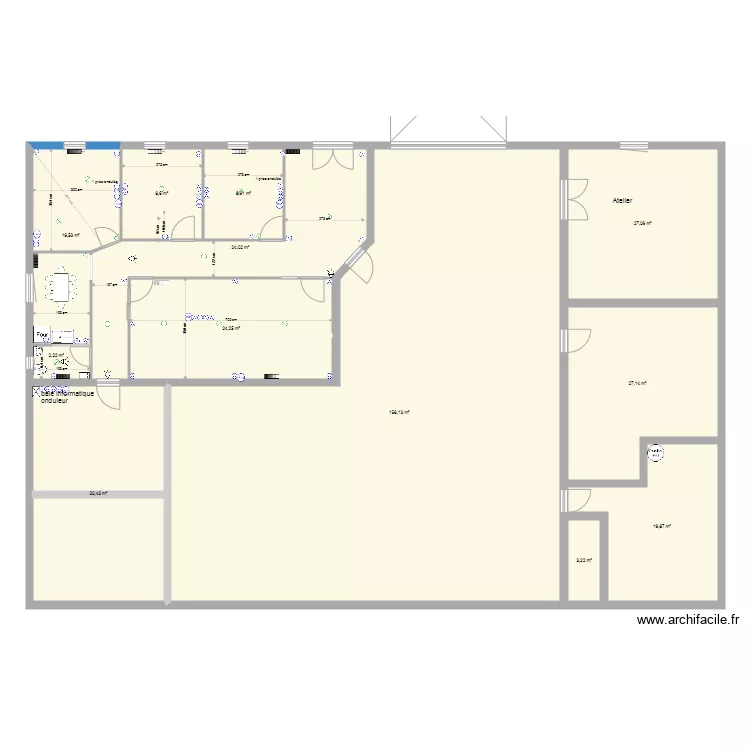 Bureau Haute borne 5 elec. Plan de 
