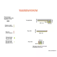 Tablette SdB Duplex Marie Jos&eacute;