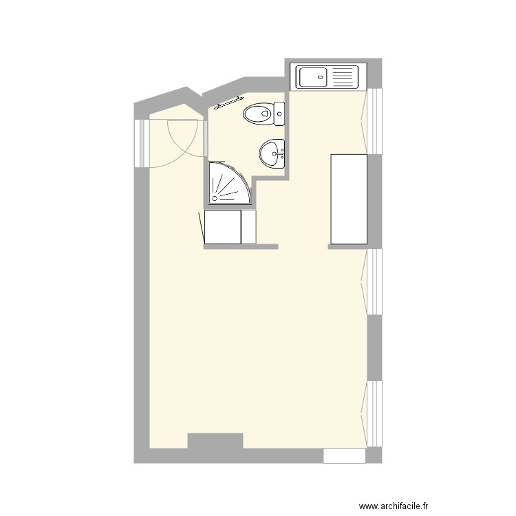 Lagny Existant. Plan de 0 pièce et 0 m2