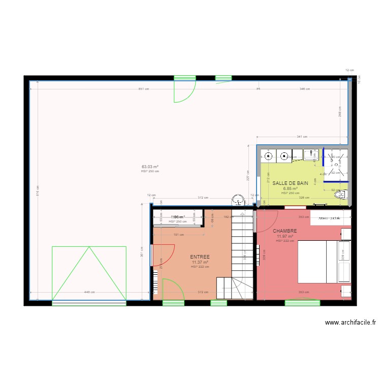 COUTAZ plan 2. Plan de 0 pièce et 0 m2