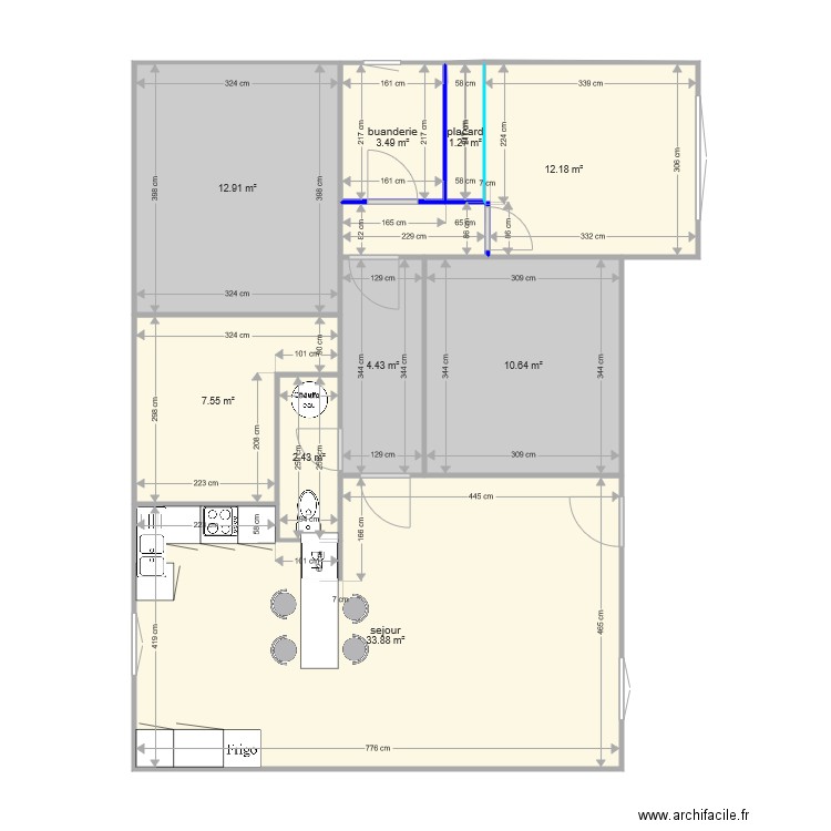 baylac saint orens. Plan de 0 pièce et 0 m2