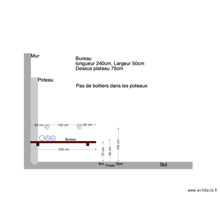 Bureau chambres et télé du 03 03 20. Plan de 0 pièce et 0 m2