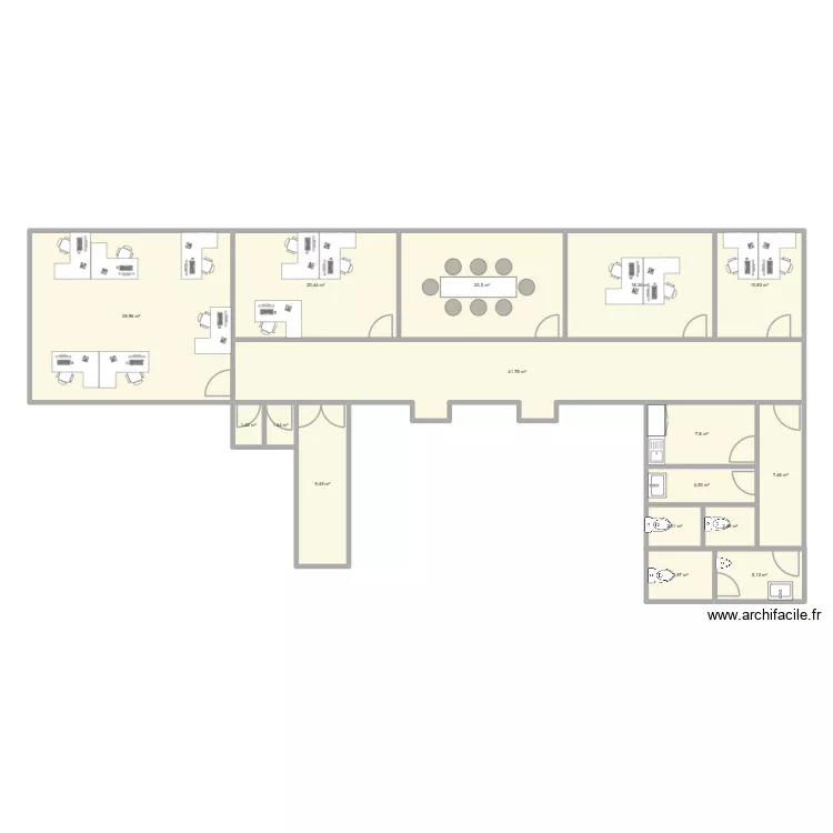 Beddeleem_CE. Plan de 16 Pièces et 198 m² Beddeleem_CE. Plan de 16 Pièces et 198 m²