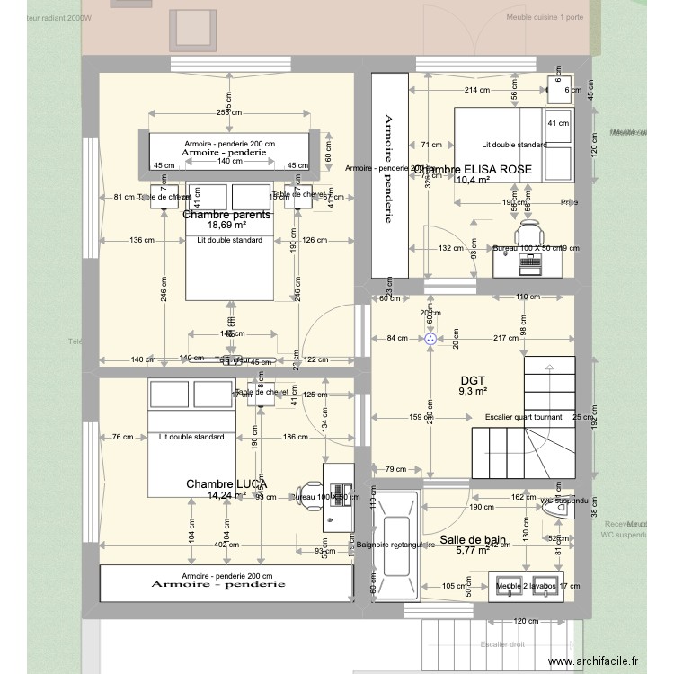 PLAN 3. Plan de 0 pièce et 0 m2