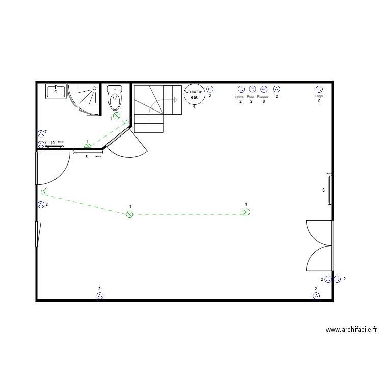 Maison Bousb. Plan de 0 pièce et 0 m2