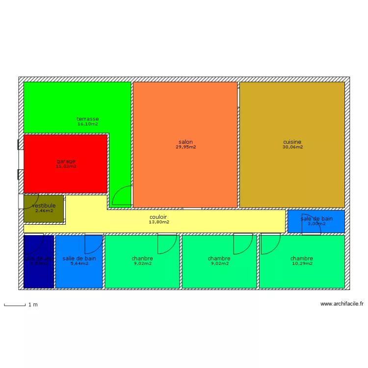 pavillon koese joel. Plan de 